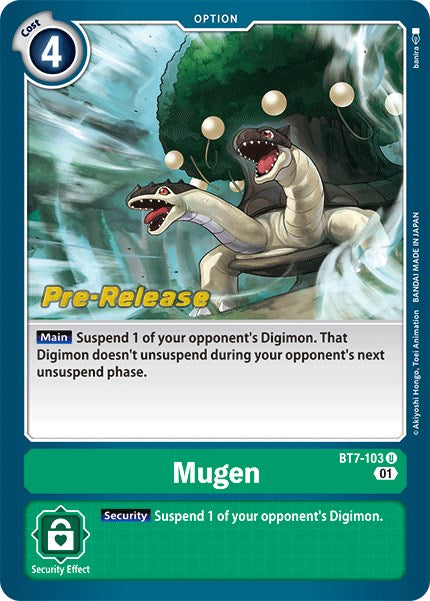 Mugen [BT7-103] [Next Adventure Pre-Release Cards] | Mindsight Gaming