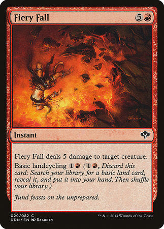 Fiery Fall [Duel Decks: Speed vs. Cunning] | Mindsight Gaming