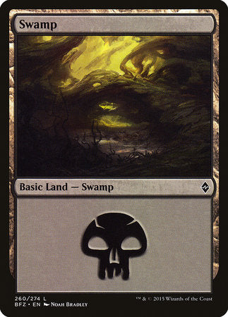 Swamp (260) [Battle for Zendikar] | Mindsight Gaming