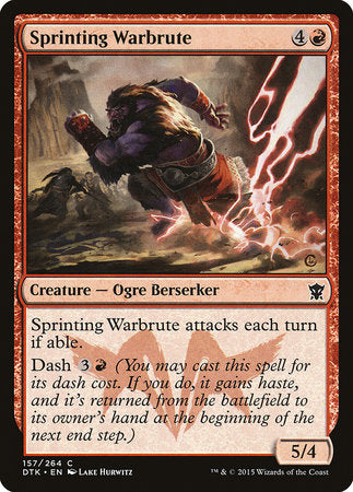 Sprinting Warbrute [Dragons of Tarkir] | Mindsight Gaming