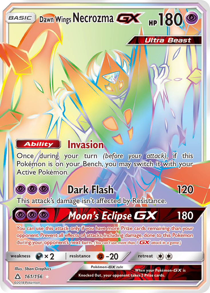 Dawn Wings Necrozma GX (161/156) [Sun & Moon: Ultra Prism] | Mindsight Gaming