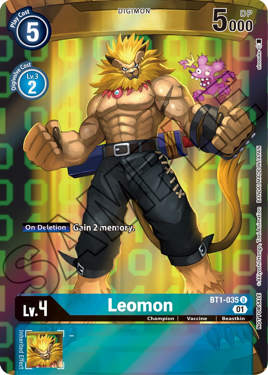 Leomon [BT1-035] (Tamer's Card Set 1) [Release Special Booster Ver.1.0] | Mindsight Gaming