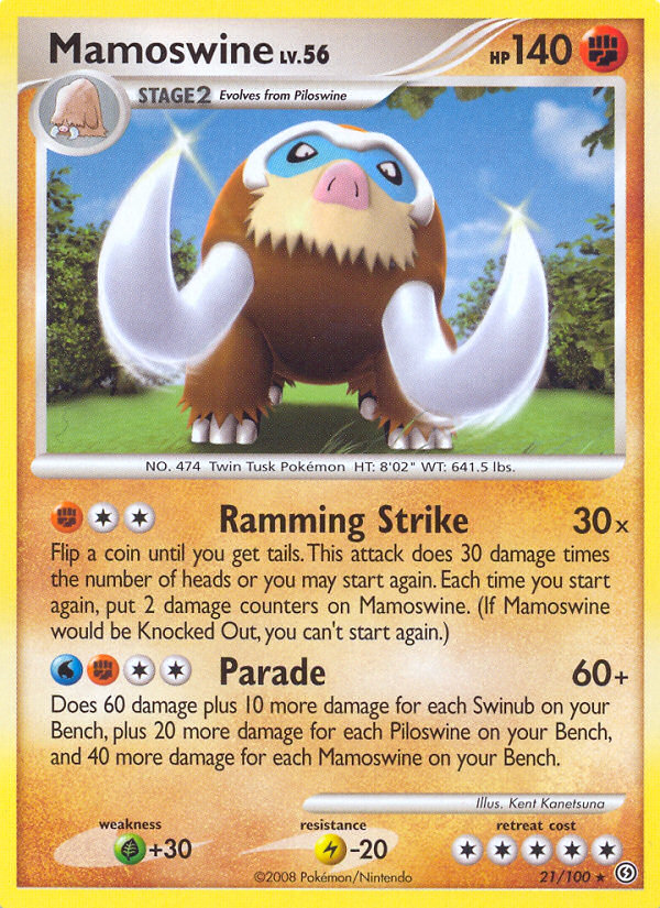 Mamoswine (21/100) [Diamond & Pearl: Stormfront] | Mindsight Gaming