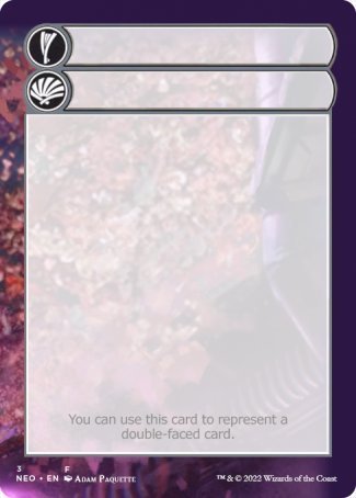 Helper Card (3/9) [Kamigawa: Neon Dynasty Tokens] | Mindsight Gaming