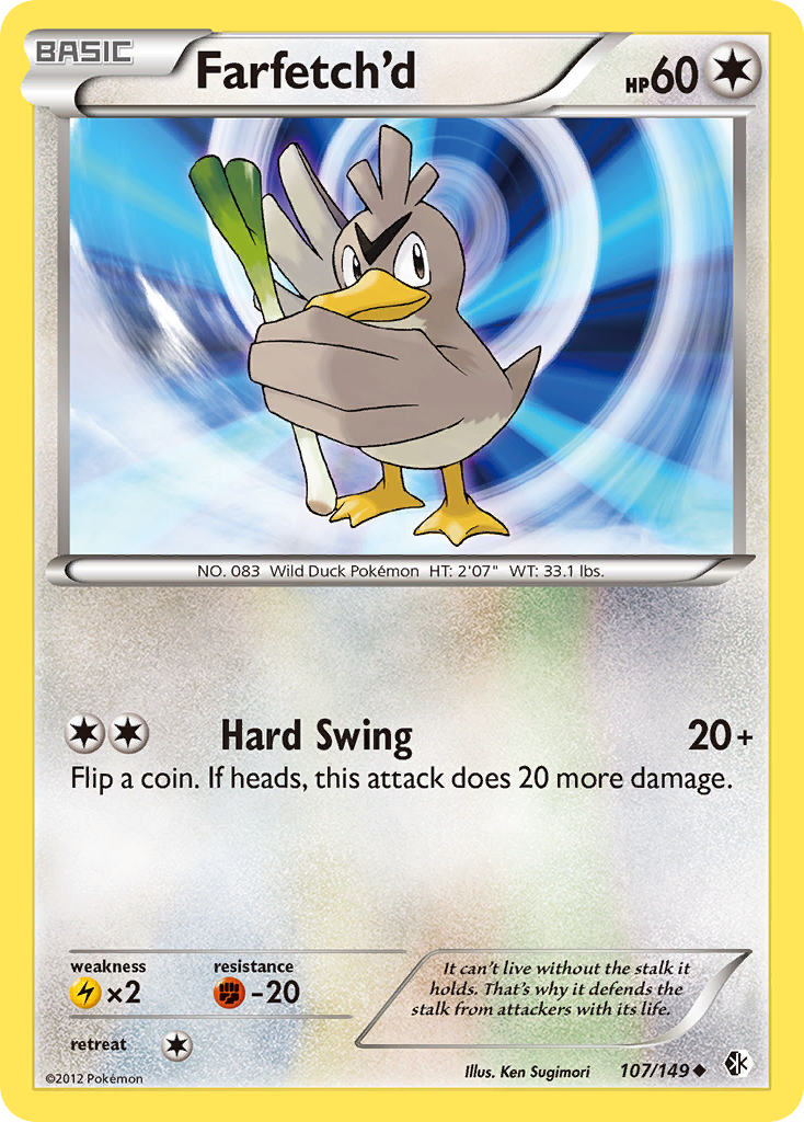 Farfetch'd (107/149) [Black & White: Boundaries Crossed] | Mindsight Gaming