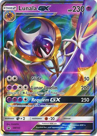 Lunala GX (SM103) (Jumbo Card) [Sun & Moon: Black Star Promos] | Mindsight Gaming