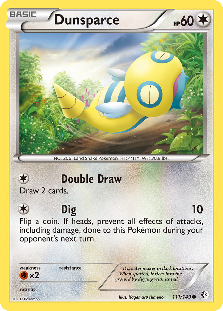 Dunsparce (111/149) [Black & White: Boundaries Crossed] | Mindsight Gaming