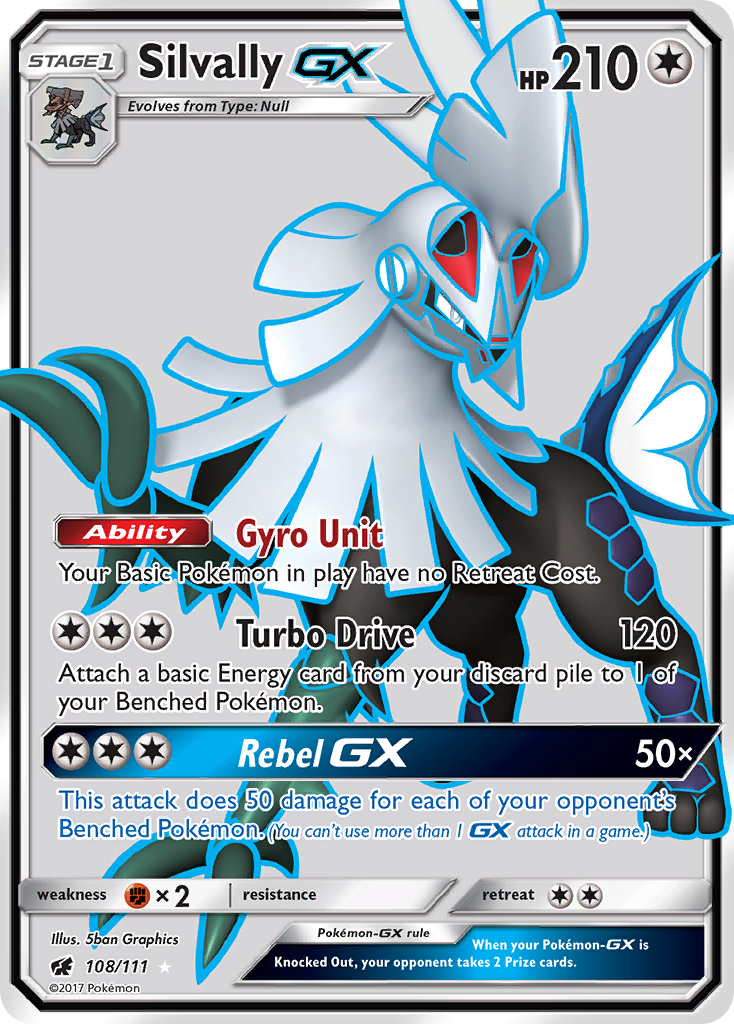 Silvally GX (108/111) [Sun & Moon: Crimson Invasion] | Mindsight Gaming