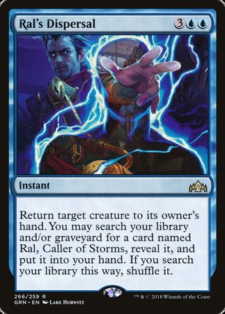 Ral's Dispersal [Guilds of Ravnica] | Mindsight Gaming