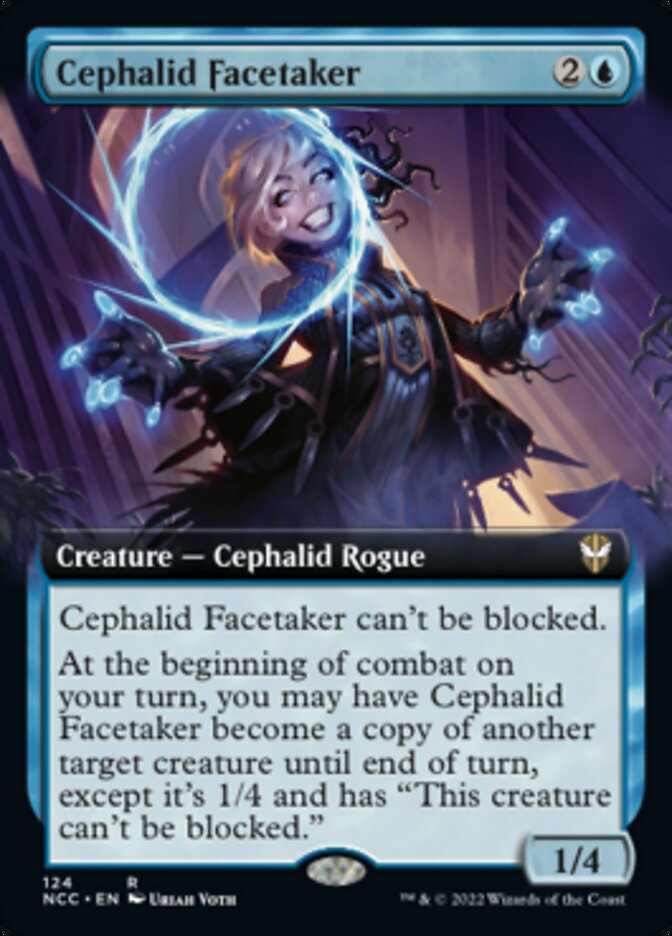 Cephalid Facetaker (Extended Art) [Streets of New Capenna Commander] | Mindsight Gaming