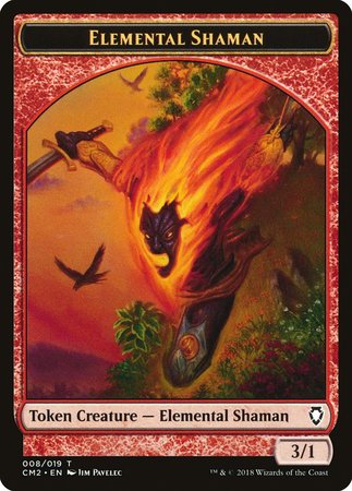 Elemental Shaman Token [Commander Anthology Volume II Tokens] | Mindsight Gaming