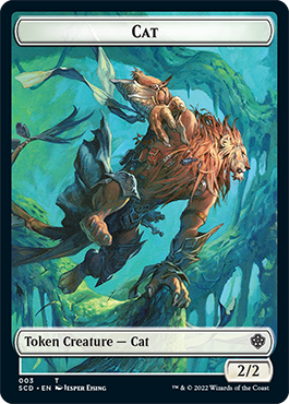 Insect // Cat Double-Sided Token [Starter Commander Decks] | Mindsight Gaming