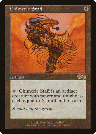 Chimeric Staff [Urza's Saga] | Mindsight Gaming