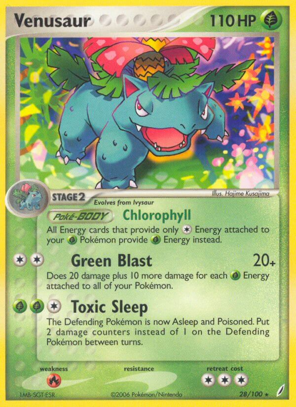 Venusaur (28/100) (Theme Deck Exclusive) [EX: Crystal Guardians] | Mindsight Gaming