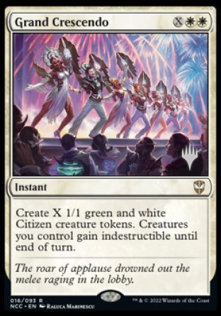 Grand Crescendo (Promo Pack) [Streets of New Capenna Commander Promos] | Mindsight Gaming