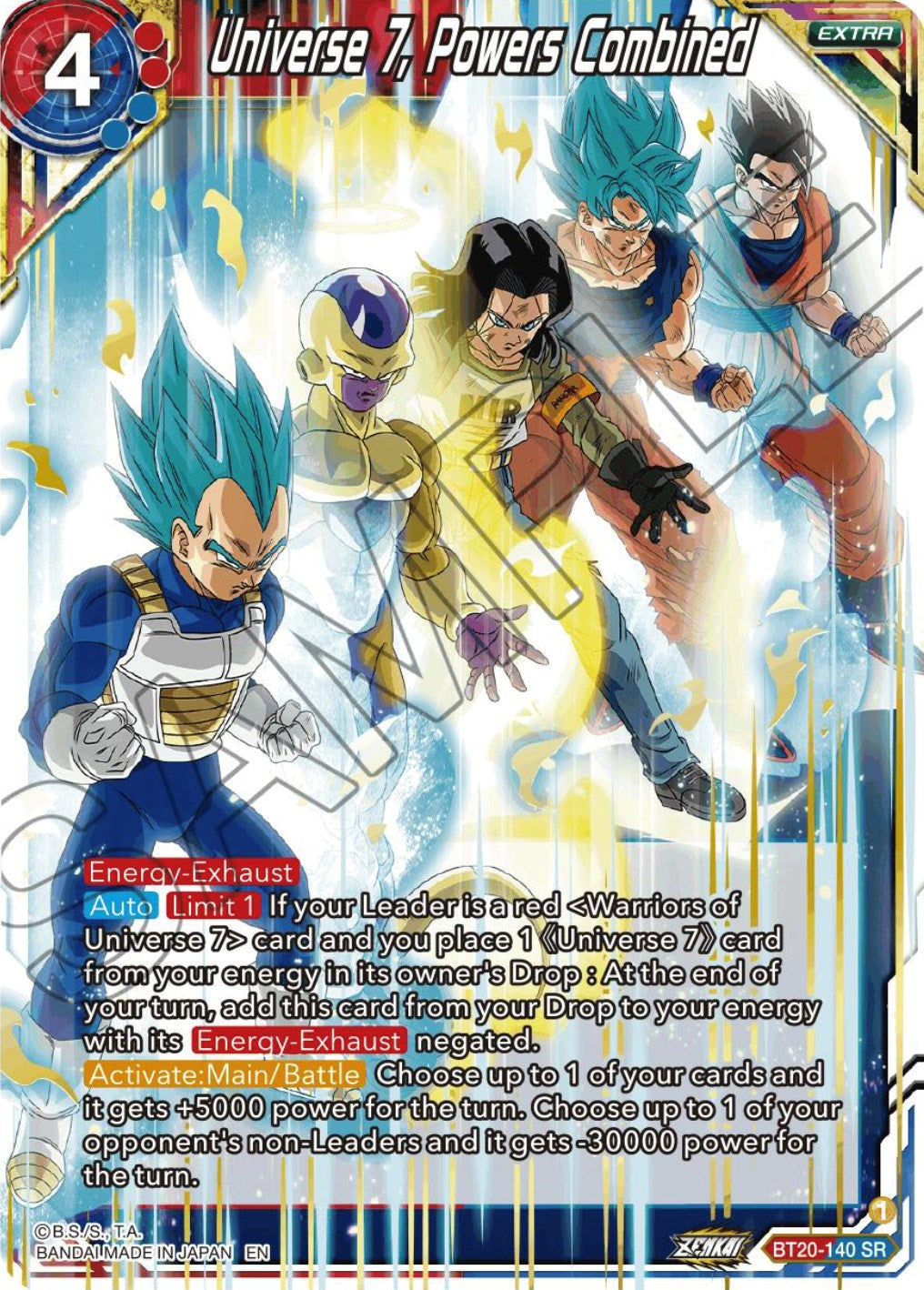 Universe 7, Powers Combined (BT20-140) [Power Absorbed] | Mindsight Gaming