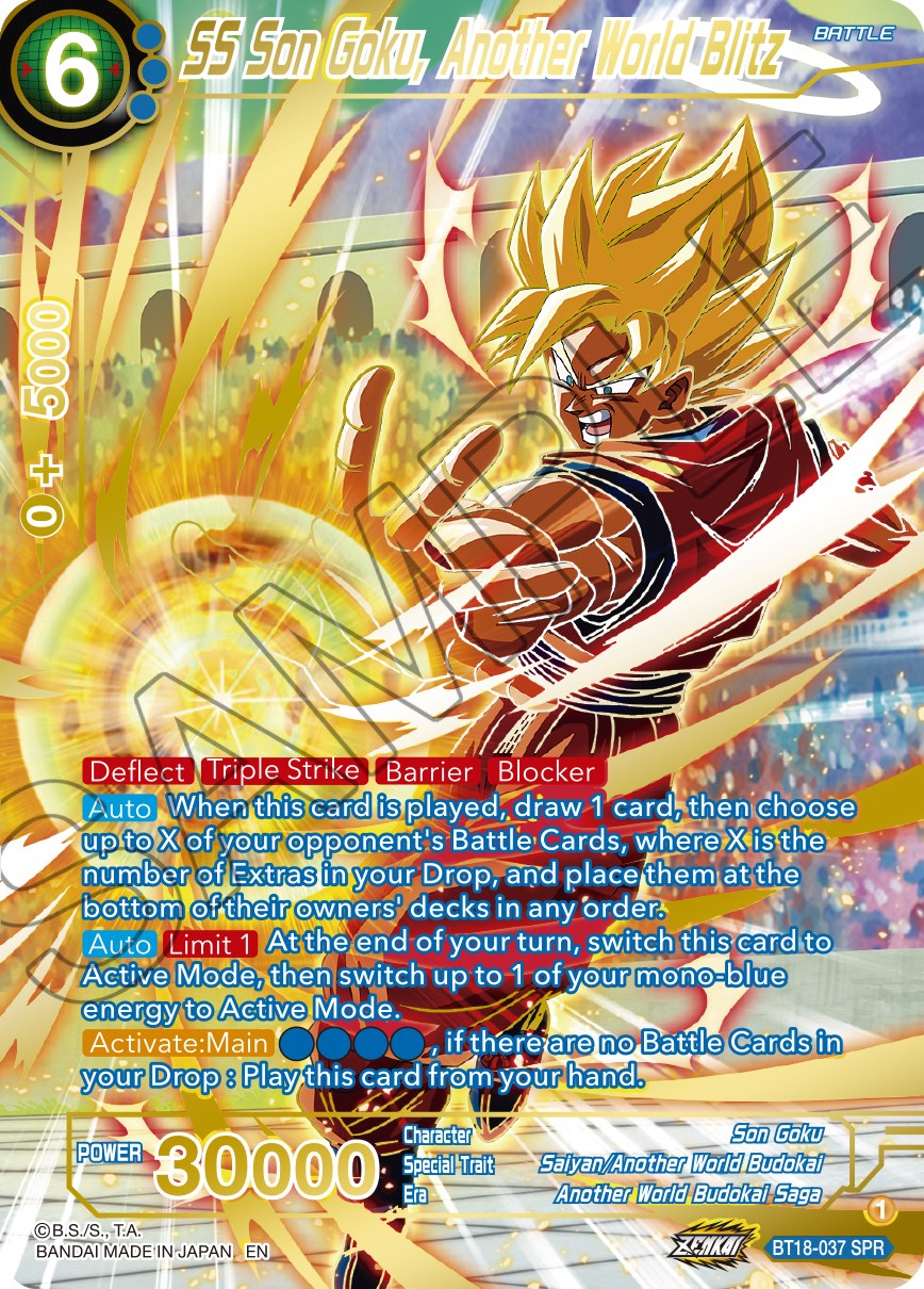 SS Son Goku, Another World Blitz (SPR) (BT18-037) [Dawn of the Z-Legends] | Mindsight Gaming