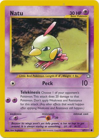 Natu (67/111) [Neo Genesis Unlimited] | Mindsight Gaming