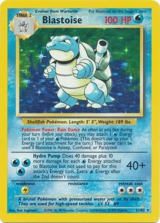 Blastoise (2/102) [Base Set Unlimited] | Mindsight Gaming