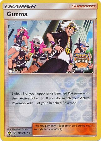 Guzma (115a/147) (Regional Championship Promo Staff) [Sun & Moon: Burning Shadows] | Mindsight Gaming