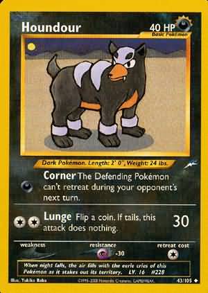 Houndour (43/105) [Neo Destiny Unlimited] | Mindsight Gaming