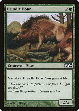 Brindle Boar [Magic 2014] | Mindsight Gaming