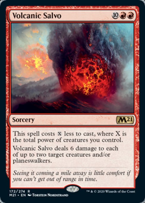 Volcanic Salvo [Core Set 2021] | Mindsight Gaming