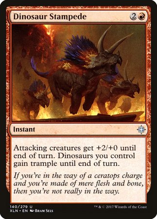 Dinosaur Stampede [Ixalan] | Mindsight Gaming