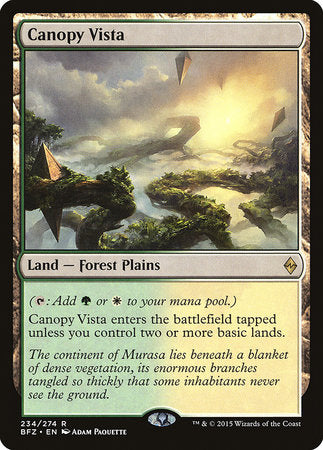 Canopy Vista [Battle for Zendikar] | Mindsight Gaming