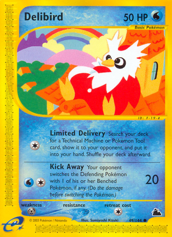 Delibird (49/144) [Skyridge] | Mindsight Gaming