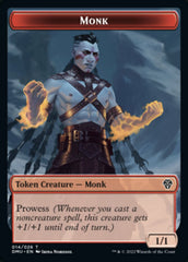 Soldier // Monk Double-sided Token [Dominaria United Tokens] | Mindsight Gaming
