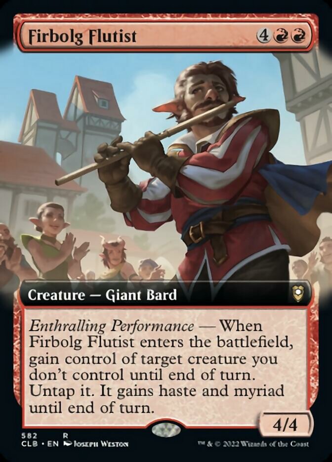 Firbolg Flutist (Extended Art) [Commander Legends: Battle for Baldur's Gate] | Mindsight Gaming