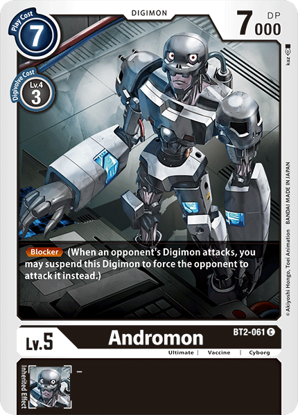 Andromon [BT2-061] [Release Special Booster Ver.1.0] | Mindsight Gaming