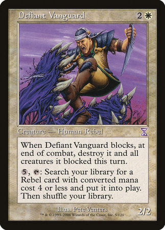 Defiant Vanguard [Time Spiral Timeshifted] | Mindsight Gaming