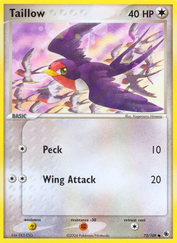 Taillow (72/109) [EX: Battle Stadium] | Mindsight Gaming