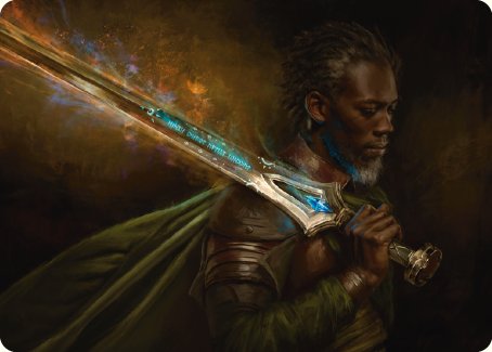 Anduril, Flame of the West Art Card [The Lord of the Rings: Tales of Middle-earth Art Series] | Mindsight Gaming