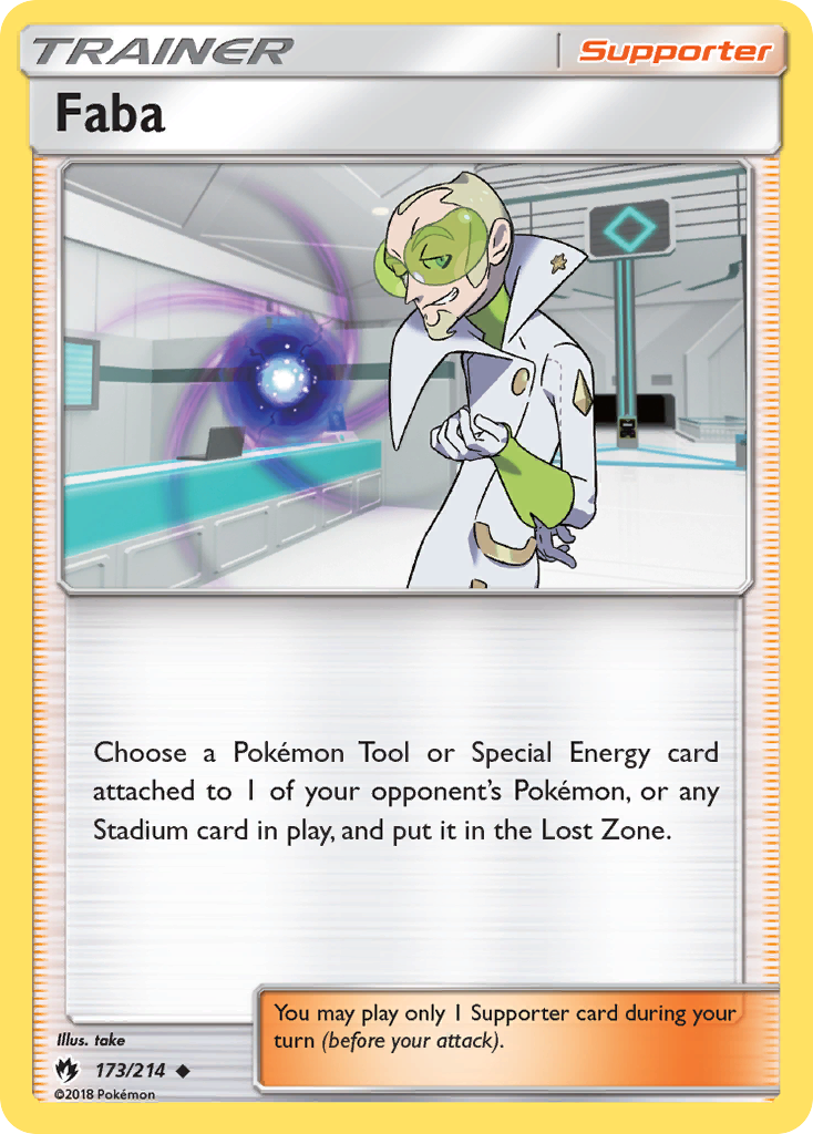 Faba (173/214) [Sun & Moon: Lost Thunder] | Mindsight Gaming