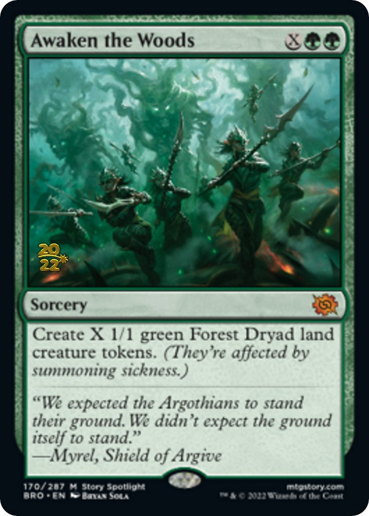 Awaken the Woods [The Brothers' War: Prerelease Promos] | Mindsight Gaming