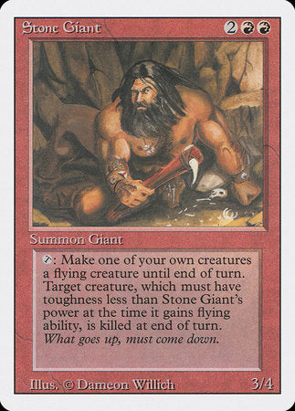 Stone Giant [Revised Edition] | Mindsight Gaming