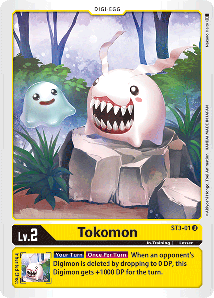 Tokomon [ST3-01] [Starter Deck: Heaven's Yellow] | Mindsight Gaming