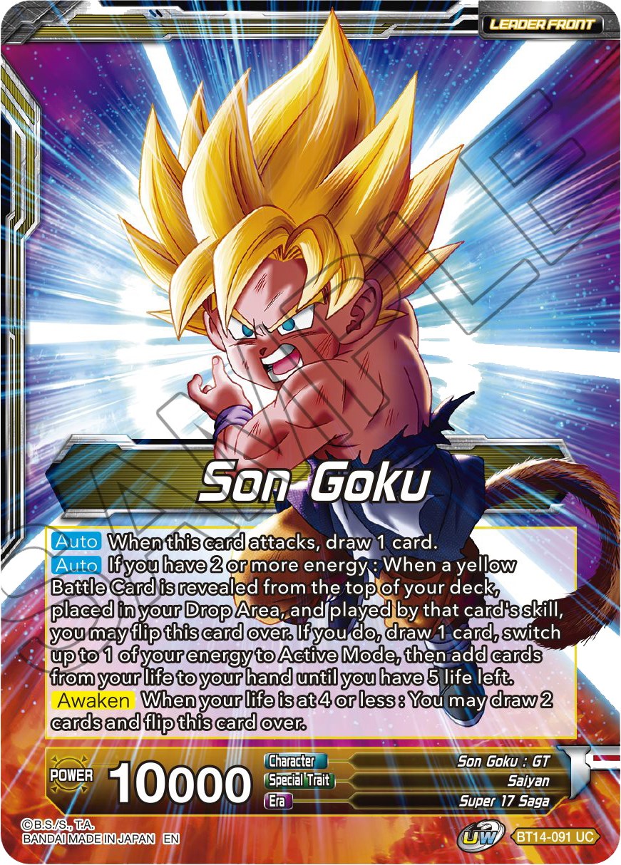 Son Goku // SS4 Son Goku, Returned from Hell (BT14-091) [Cross Spirits Prerelease Promos] | Mindsight Gaming