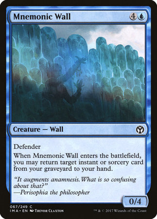 Mnemonic Wall [Iconic Masters] | Mindsight Gaming