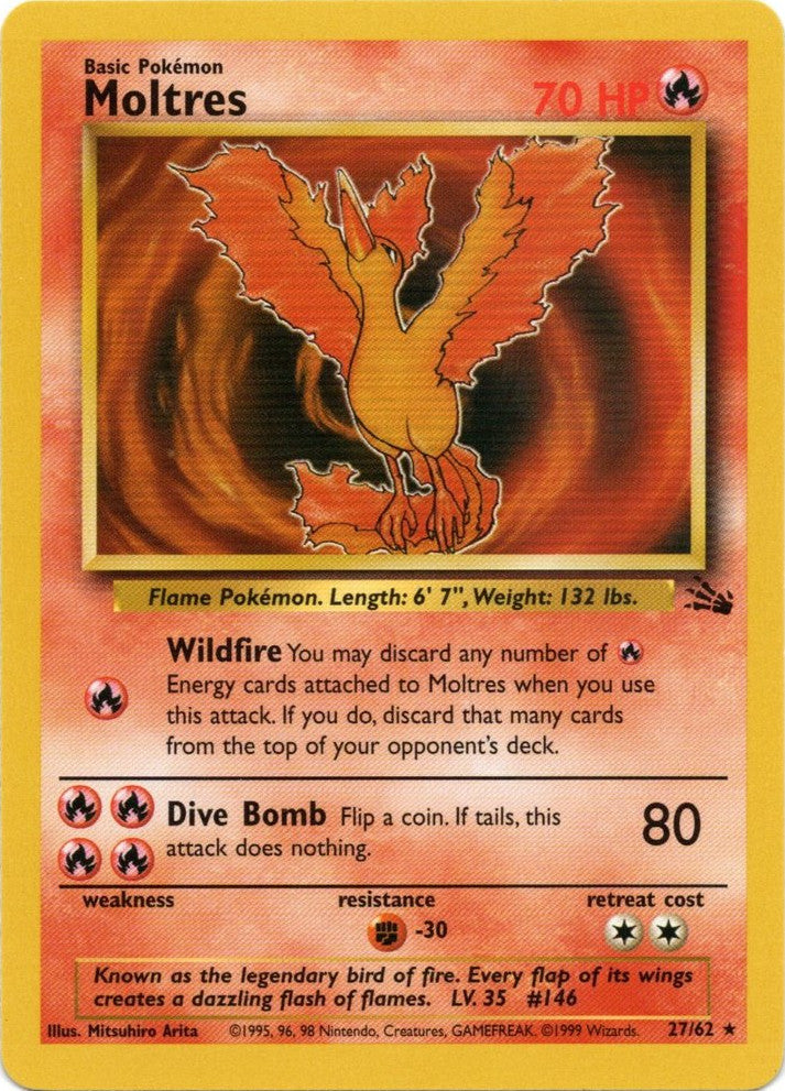 Moltres (27/62) [Fossil Unlimited] | Mindsight Gaming