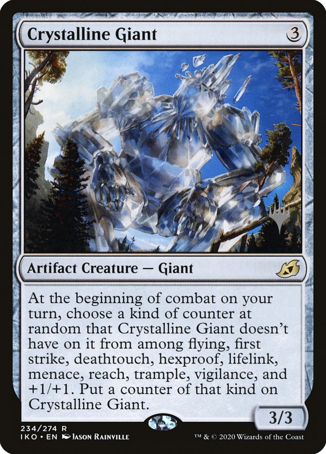 Crystalline Giant (Promo Pack) [Ikoria: Lair of Behemoths Promos] | Mindsight Gaming