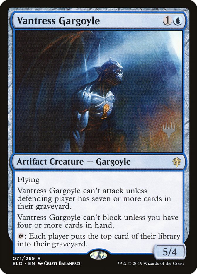 Vantress Gargoyle (Promo Pack) [Throne of Eldraine Promos] | Mindsight Gaming