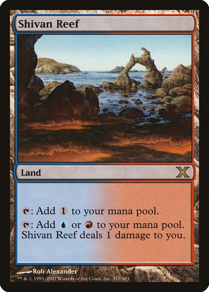 Shivan Reef [Tenth Edition] | Mindsight Gaming