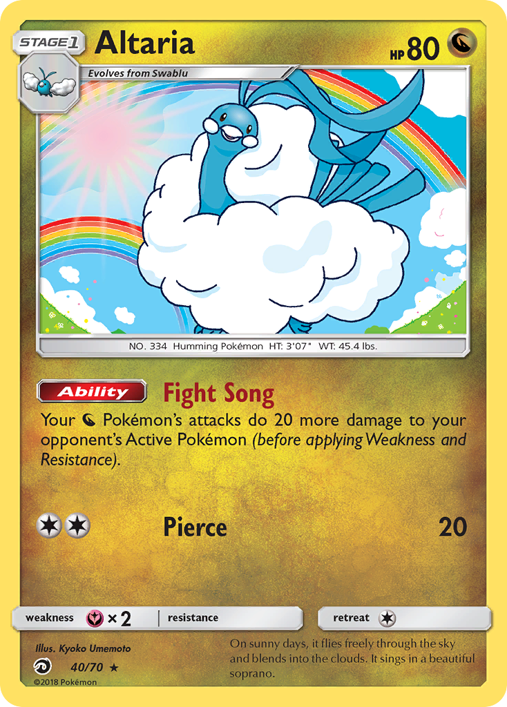 Altaria (40/70) [Sun & Moon: Dragon Majesty] | Mindsight Gaming