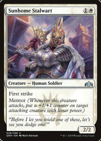 Sunhome Stalwart [Guilds of Ravnica] | Mindsight Gaming