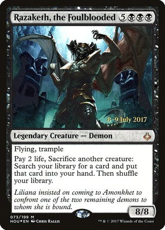 Razaketh, the Foulblooded [Hour of Devastation Promos] | Mindsight Gaming