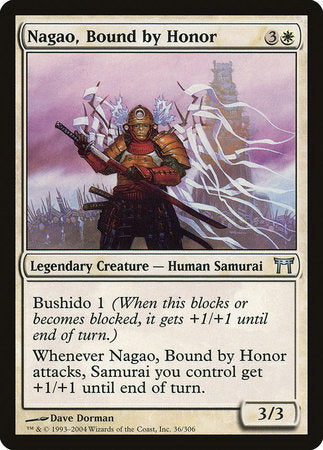 Nagao, Bound by Honor [Champions of Kamigawa] | Mindsight Gaming